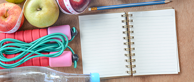 A notebook to write down your Back To School Resolutions